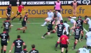 TOP 14 - Essai de Antoine DUPONT (ST) - Stade Toulousain - Racing 92