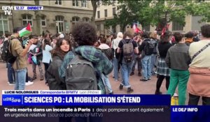 Mobilisations propalestiniennes: un rassemblement en cours à Sciences Po Lyon