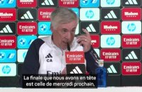 Real Madrid - Ancelotti : "La finale que nous avons en tête est celle de mercredi, contre le Bayern, et Lunin jouera"