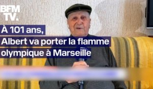 Albert Corrieri, Marseillais de 101 ans, va porter la flamme olympique à Marseille