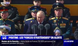 "Nos forces stratégiques sont toujours en alerte": Vladimir Poutine assure que la Russie "ne laissera personne l'intimider"