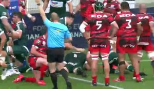 TOP 14 - Essai de Sam WHITELOCK (SP) - Section Paloise - Oyonnax Rugby