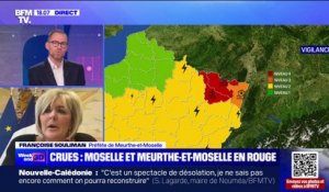 Crues: Françoise Souliman, préfète de Meurthe-et-Moselle, département placé en vigilance rouge, fait un point de situation