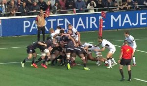 TOP 14 - Essai de Teddy DURAND (OYO) - Oyonnax Rugby - RC Toulon