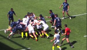 TOP 14 - Essai de Setareki BITUNIYATA (ST) - Montpellier Hérault Rugby - Stade Toulousain