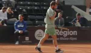 Le replay de Mpetshi Perricard - Gaston (set 1) - Tennis - Open Parc de Lyon