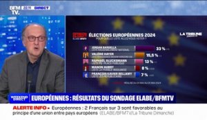 Élections européennes: Jordan Bardella toujours en tête avec 33% des intentions de vote (sondage Elabe)