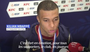 Mbappé "part la tête haute" et avec "émotion" du PSG