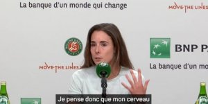 Roland-Garros - Cornet : "Je ne réalise pas complètement que c'est la fin"
