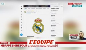 Le Real Madrid annonce l'arrivée de Mbappé dans un communiqué - Foot - ESP