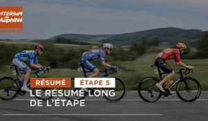 Critérium du Dauphiné 2024 - Résumé de l'Étape 5