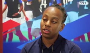 U20 Féminine, Mondial 2018 Emelyne Laurent vue par... Emelyne Laurent (1 2), interview l FFF 2018