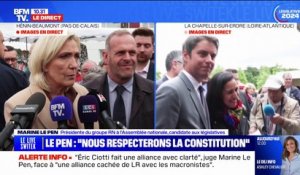"Elle est pour l'union des droites": Marine Le Pen s'exprime sur sa nièce Marion Maréchal
