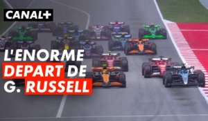 George Russell réalise un excellent départ lors du Grand Prix d'Espagne