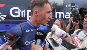 Cyclisme - Tour de France 2024 - Valentin Madouas : "Romain Bardet maillot jaune, franchement c'est mérité"