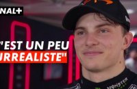La réaction d'Oscar Piastri après sa première victoire en Formule 1, lors du Grand Prix de Hongrie