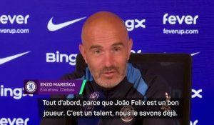 Chelsea - Maresca se réjouit de l'arrivée du talentueux et polyvalent João Felix