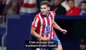 Atlético - Simeone : "Julian Alvarez, un joueur pour le présent et pour l'avenir"