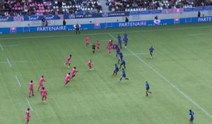 TOP 14 - Essai de Brad WEBER 2 (SFP) - Stade Français Paris - RC Vannes