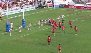 TOP 14 - Essai de Setariki TUICUVU (RCT) - RC Toulon - Castres Olympique