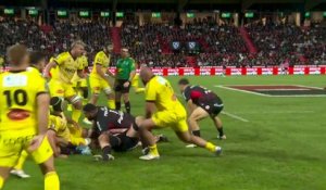 TOP 14 - Essai de Thibaud FLAMENT (SR) - Stade Toulousain - Stade Rochelais