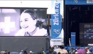 Cyclisme - UCI World Championships Zurich 2024 - Muriel Furrer... l'hommage des Mondiaux de Zurich ce vendredi à Muriel Furrer… elle avait 18 ans !