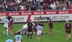 TOP 14 - Essai de Yohan Orabe (AB) - Union Bordeaux-Bègles - Aviron Bayonnais