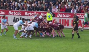 TOP 14 - Essai de Temo Matiu (UBB)- Union Bordeaux-Bègles - Aviron Bayonnais