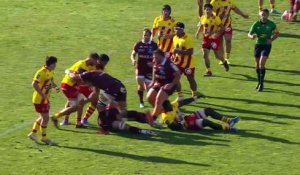 TOP 14 - Essai de Jefferson POIROT (UBB) - Union Bordeaux-Bègles – USA Perpignan