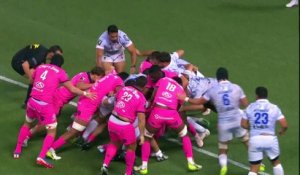 TOP 14 - Essai de Lucas PEYRESBLANQUES (SFP) - Stade Français Paris - ASM Clermont