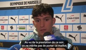 OM - Balerdi : "On ne mérite pas de porter ce maillot"