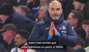 Chelsea - Maresca : "Nous méritions un point, à 100% !"