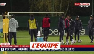 Les Bleuets avec le Portugal - Foot - Euro Espoirs