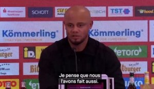 Bayern - Kompany : "Nous n'étions pas à notre meilleur niveau"