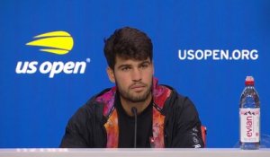 US Open 2025 - Carlos Alcaraz : "C'est incroyable le tennis que nous offre Jannik Sinner sur dur"