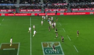 TOP 14 - Essai de Clement VERGE (ST) - Union Bordeaux-Bègles - Stade Toulousain