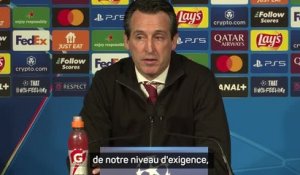 Aston Villa - Emery : "On a su rivaliser de manière fantastique contre le PSG"