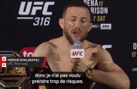 UFC 316 - Dvalishvili, une ceinture et un cadeau de mariage