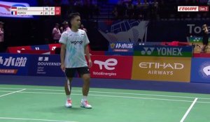 Ça passe dans la difficulté pour Toma Junior Popov au 1er tour - Badminton