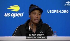 US Open - Venus Williams : "C'était agréable de se sentir plus libre"