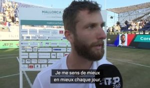 Majorque - Moutet : "Je me sens de mieux en mieux chaque jour"