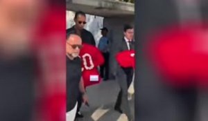 Disparition de Jota - L'arrivée des joueurs de Liverpool aux funérailles