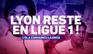 Lyon - L'OL reste en Ligue 1 après avoir convaincu la DNCG