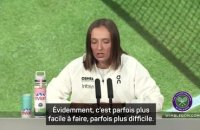 Wimbledon - Iga Swiatek : "J'espère que les médias me laisseront tranquille"