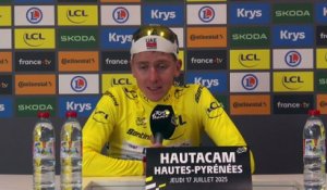 Tour de France 2025 - Tadej Pogacar : "Le plan était de gagner l'étape et c'est passé ce qui s'est passé"