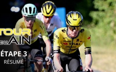 Cyclisme - Tour de l'Ain 2025 - Étape 3 Résumé - Le show de Cian Uijtdebroeks qui fait craquer Prodhomme