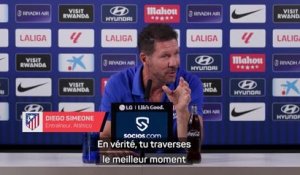 Atlético - En conférence de presse, Simeone prend le temps de féliciter une journaliste enceinte