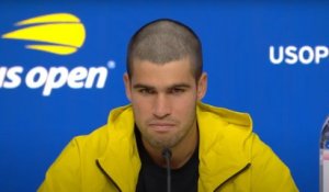 US Open 2025 - Carlos Alcaraz : "Mon genou ? Ça me gênait donc j'étais inquiet mais..."