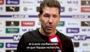 Atlético - Simeone : "Nous allons continuer à essayer de nous améliorer"