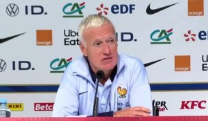 Deschamps sur Mbappé : « Le brassard ? Ça ne lui a pas pesé, sincèrement » - Foot - Qualif. Coupe du monde - Bleus